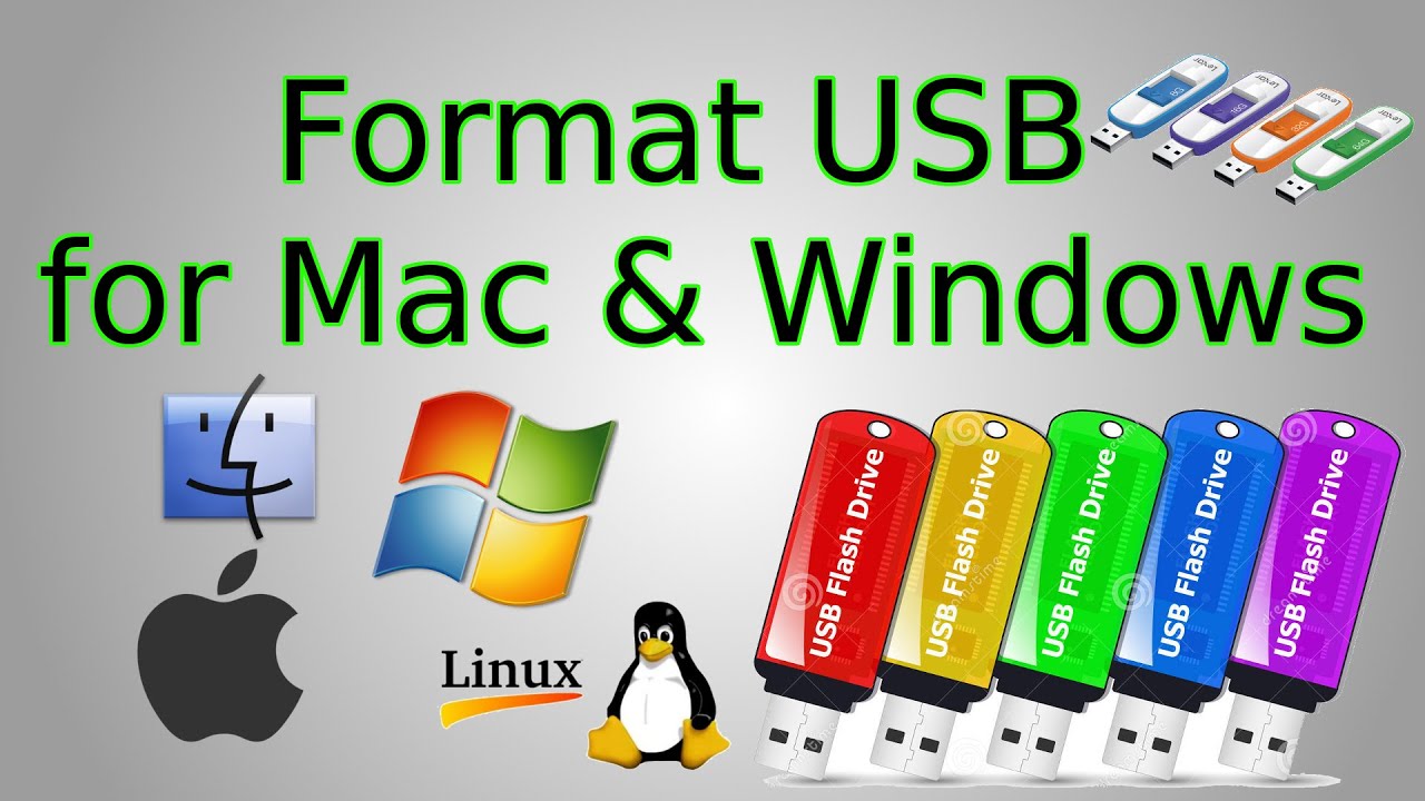 how to format drives for mac with windows